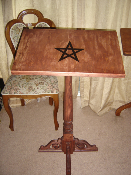 Pentacle Book Holder Stand
