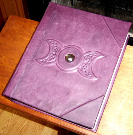 Blank Celtic Moon Book of Shadows